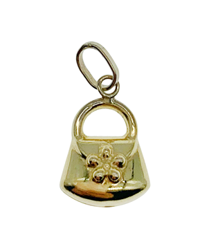 9ct Yellow Gold Handbag Charm