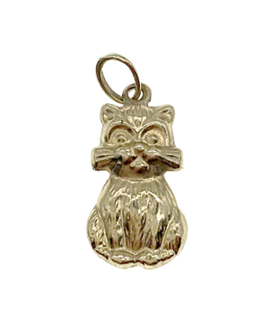 9ct Yellow Gold Lucky Cat Charm