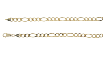 9ct Yellow Gold Figaro Chain