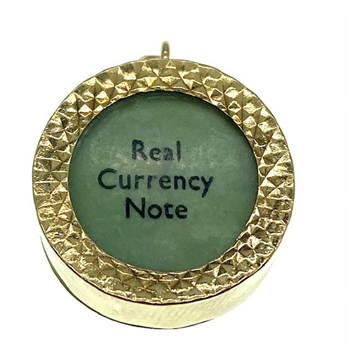 9ct Yellow Gold Old Bank Note Charm