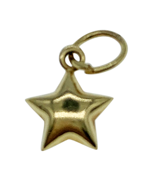 9ct Yellow Gold Star Charm 