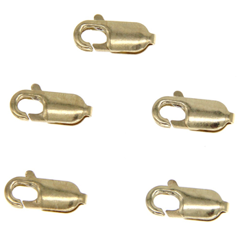 9ct Yellow Gold 11mm Lobster Claw 5 pack