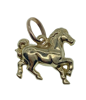 9ct Yellow Gold Horse Charm