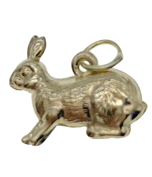 9ct Yellow Gold Rabbit Charm