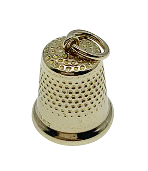 9ct Yellow Gold Thimble Charm