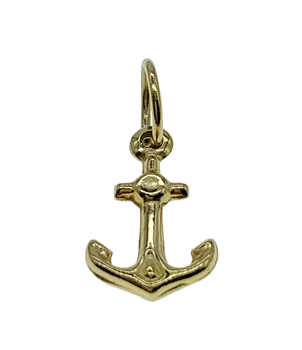 9ct Yellow Gold Anchor Charm