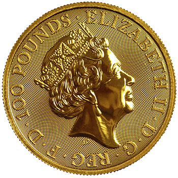 1 Oz Queens Beasts Falcon