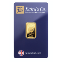 1/10 Oz Gold Bar Baird