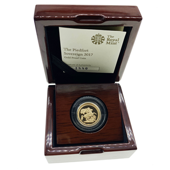 2017 Piedfort Sovereign Coin 