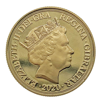 2020 Gold Two Pound Sovereign Commemorative 
