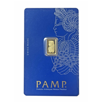 Certified PAMP 1g Gold Bar