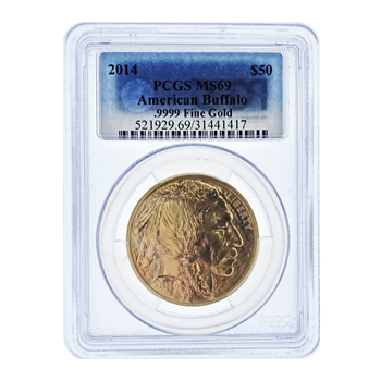 Graded 2014 1oz USA $50 Buffalo