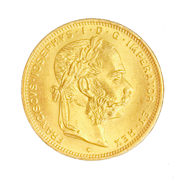 Austrian Gold 20 Francs 8 Florins