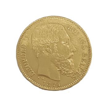 Belgium 20 Franc Gold Coin