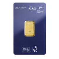 Certified 2.5g Gold Bar Baird 