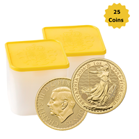 2026 Gold Britannia 1 Oz - 25 Coin Tube 