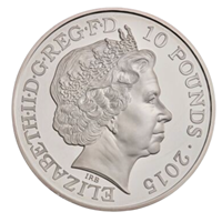  5 Oz 2015 Silver Churchill Proof Coin