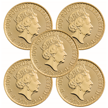Gold Britannia x 5