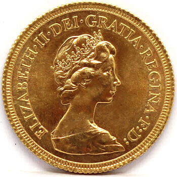Gold Sovereign - Elizabeth II head