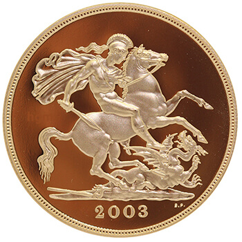 Gold Half Sovereign - Proof. coin
