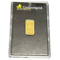Cooksons Certified 5g Gold Bar