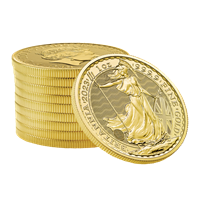 1oz Gold Britannia 2023 QEII