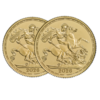 2026 Gold Sovereign - 2 Coins - Pre Order