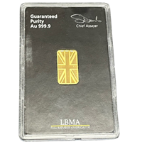 Cooksons Certified 10g Gold Bar