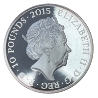 5 Oz 2015 Silver Proof WW Reality Coin