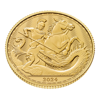 Gold 1/4 Oz St George and the Dragon 2024 