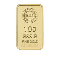 Certified 10g Gold Bar Royal Mint Refinery 