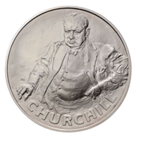  5 Oz 2015 Silver Churchill Proof Coin