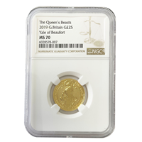 MS70 - 1/4 Oz Yale Of Beaufort 