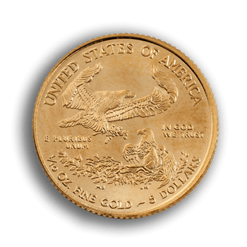 Tenth Oz $5 Gold Eagle USA
