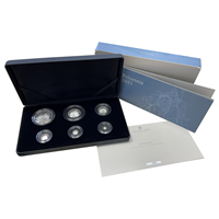 Silver Britannia Proof Six Coin Box Set 2021 