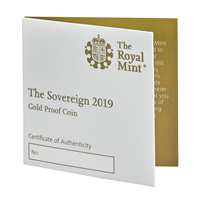 Gold Sovereign 2019 Proof Coin