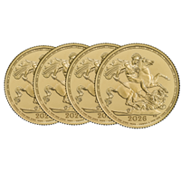 2026 Gold Sovereign - 4 Coins - Pre Order